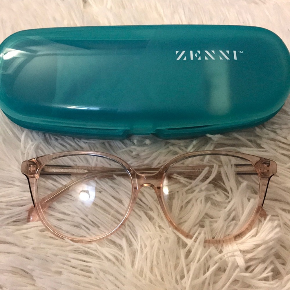 Zenni Dusty Rose Translucent Frames